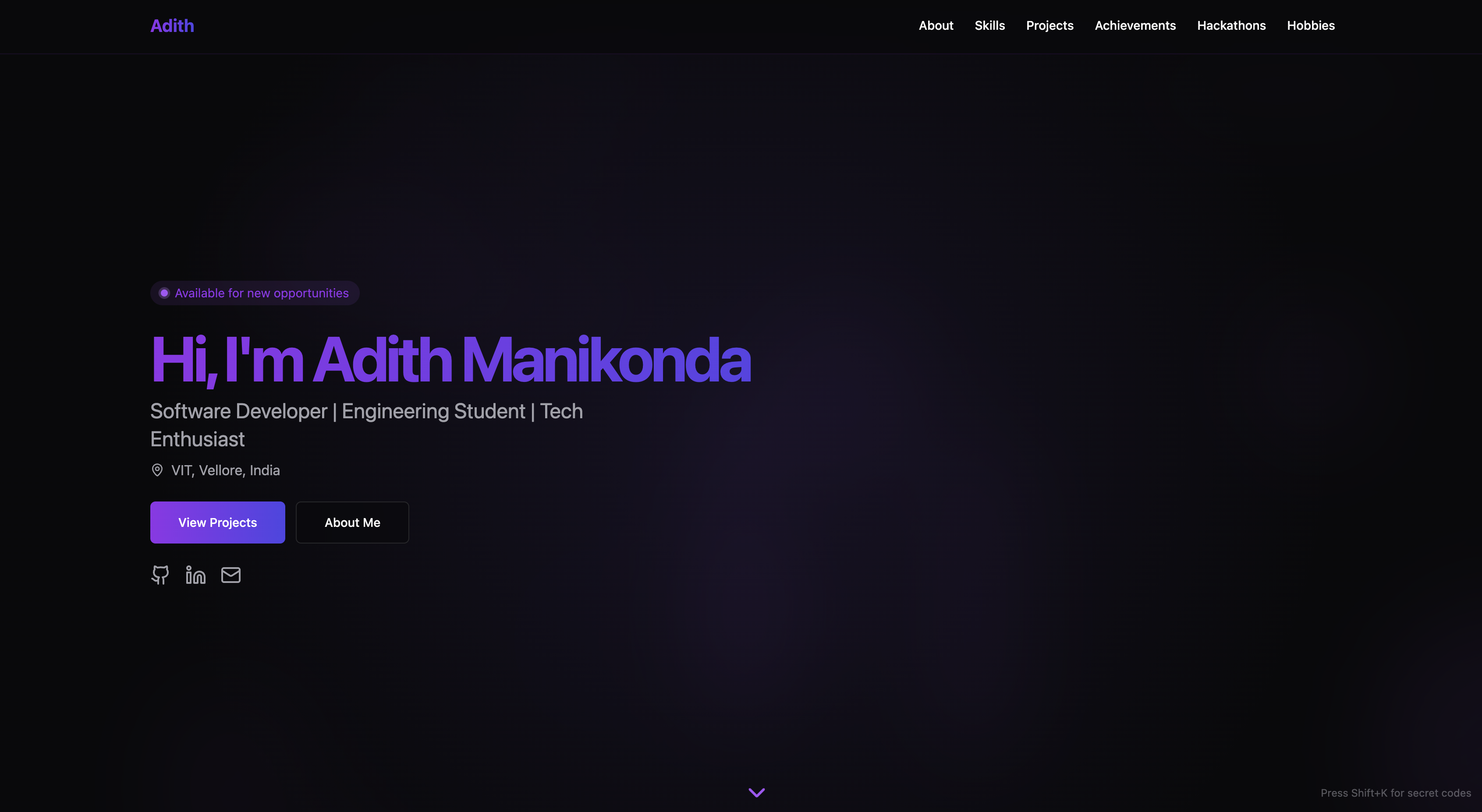 Profile/Portfolio Website